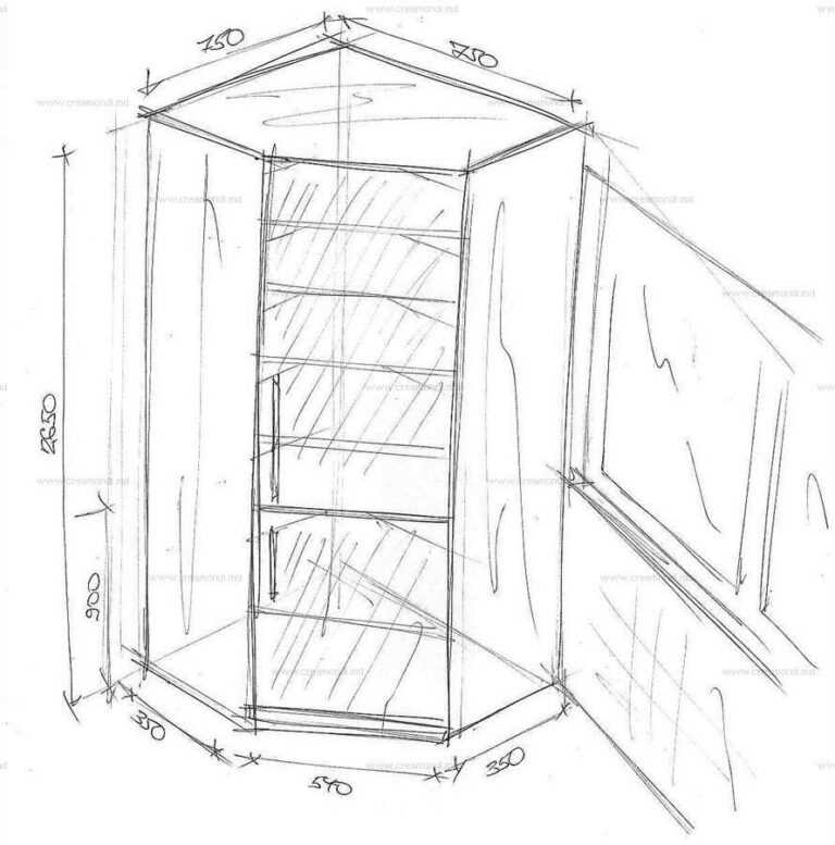 Как сделать шкаф купе своими руками: чертежи, описание изготовления, схемы с размерами