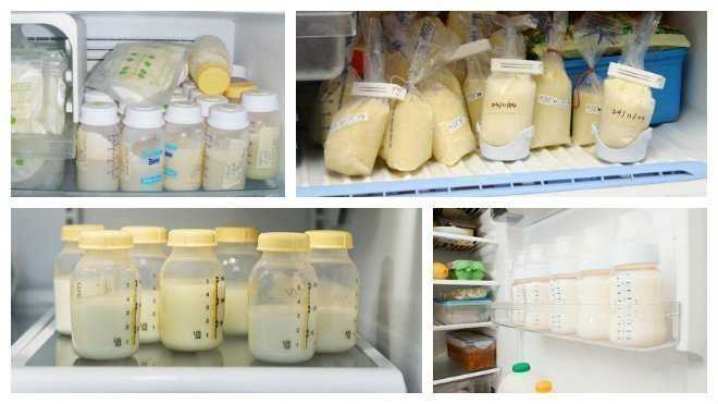Хранение грудного молока после сцеживания: срок и температура хранения