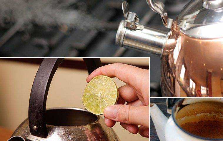 Техника очищения чайника от накипи с помощью соды