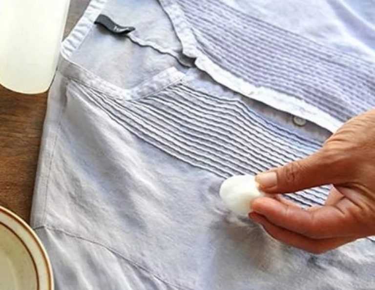Как вывести масляное пятно с одежды: эффективные домашние способы