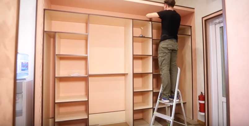 Как сделать красивый шкаф из гипсокартона своими руками | postroydo