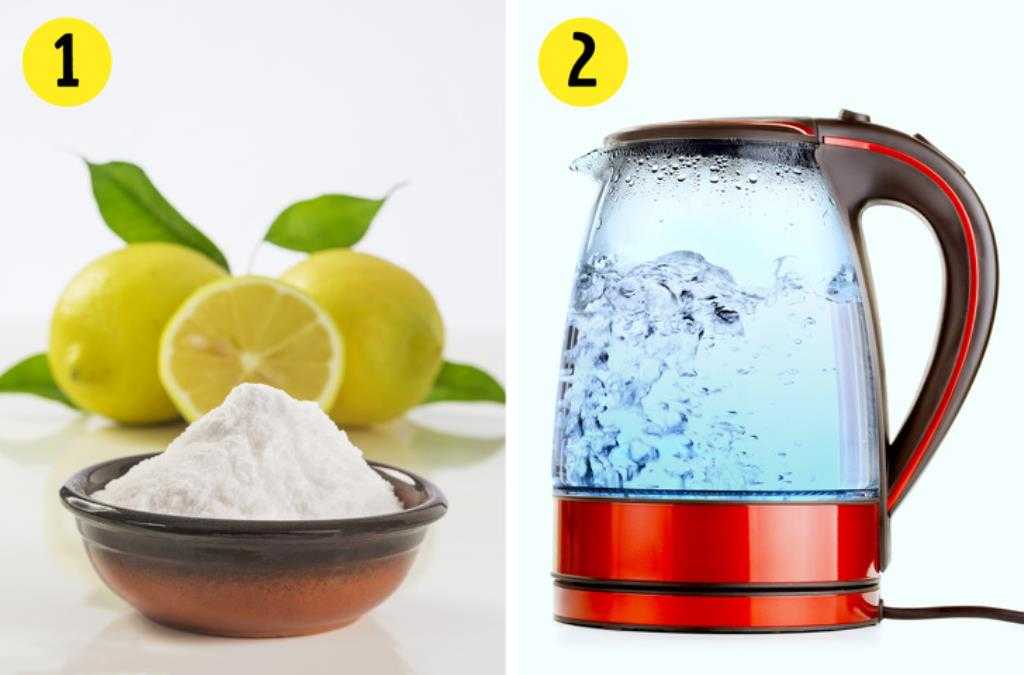 Как убрать накипь в электрическом чайнике в домашних условиях: очистить лимонной кислотой, чем еще можно быстро удалить налет?