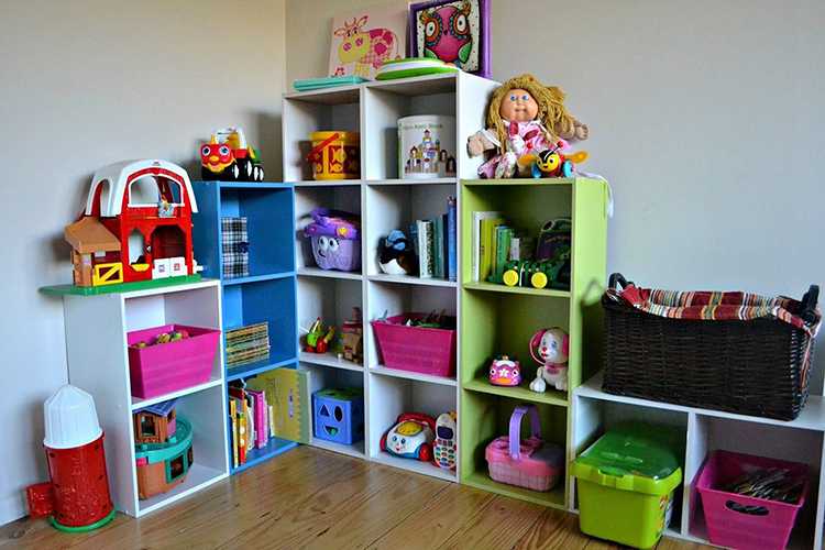 Хранение игрушек в детской комнате - идеи и советы
