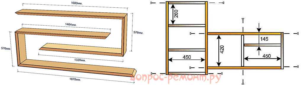 Книжный шкаф своими руками: как его сделать в домашних условиях из дерева и других материалов по предложенным схемам и чертежам; фото вариантов декора
