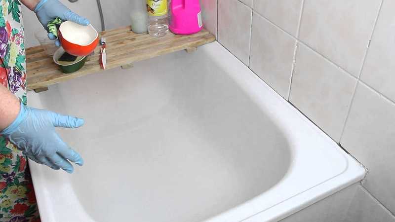 Как почистить ванну до белоснежности за 5 минут — выбор бытовой химии, народные рецепты