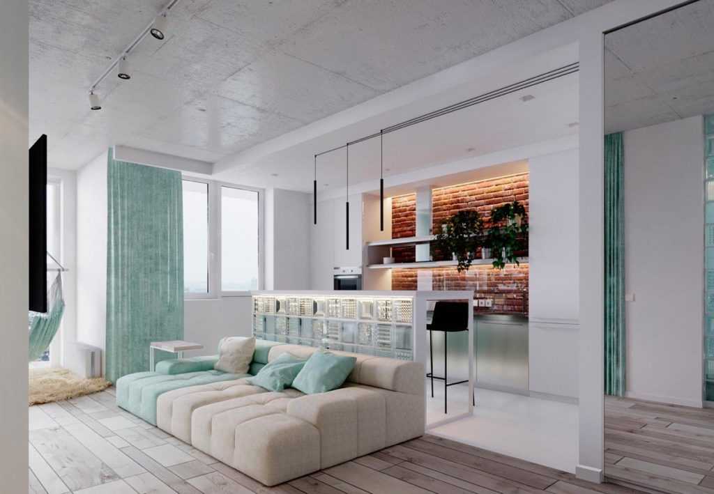 Дизайн квартиры-студии площадью 18 кв. м.
