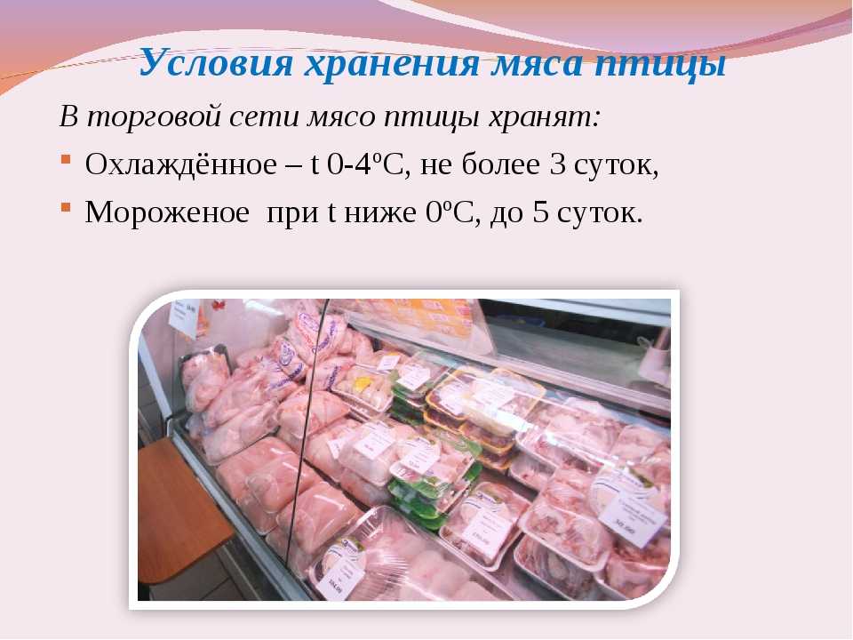Любое охлажденное мясо может храниться в холодильнике при температуре -3..-5 до 3-4 суток. После этого срока сырое мясо нужно либо заморозить, либо замариновать, чтобы продлить сроки.