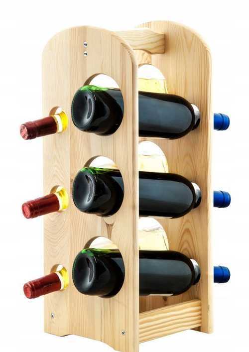 Винная полка, вертикальный стеллаж для винных бутылок: для кухни из дерева, размеры
