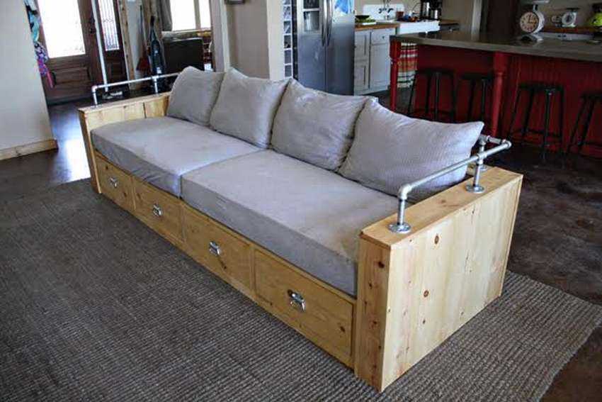 40 простых диванов, которые можно сделать самостоятельно