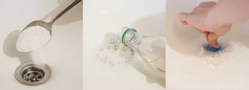 Чем прочистить канализационные трубы содой уксусом