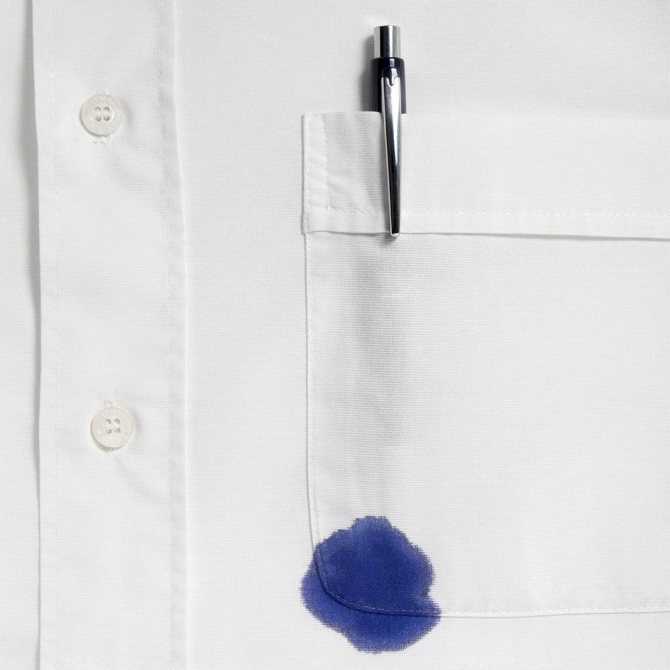 Как вывести чернила с одежды от шариковой ручки в домашних условиях: 20+ способов