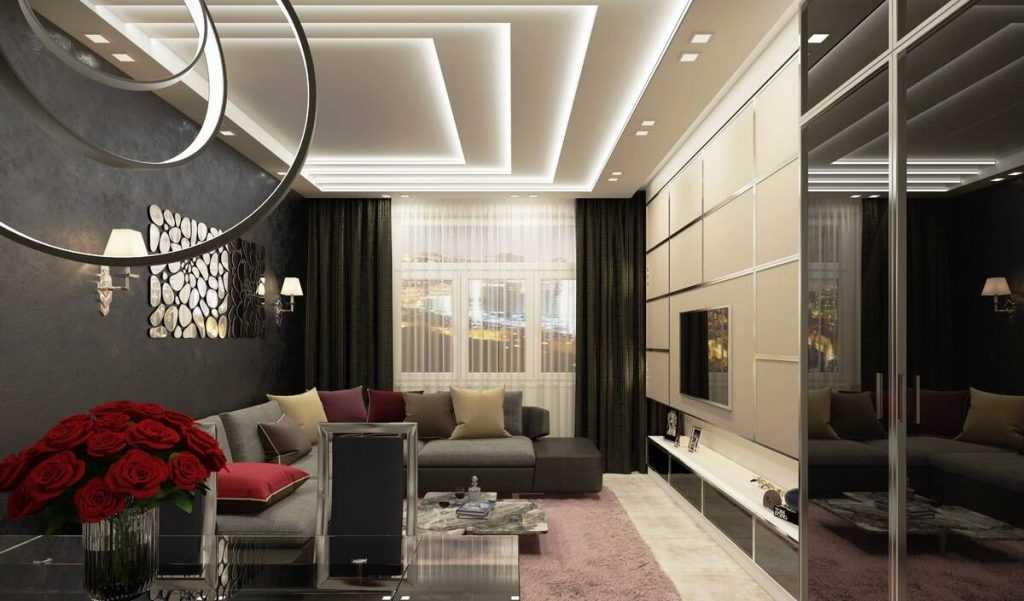 Новые идеи дизайна гостиной в квартире 18 квм с фото 2019-2020 Какую мебель выбрать для небольшой площади, как обустроить гостиную со столовой