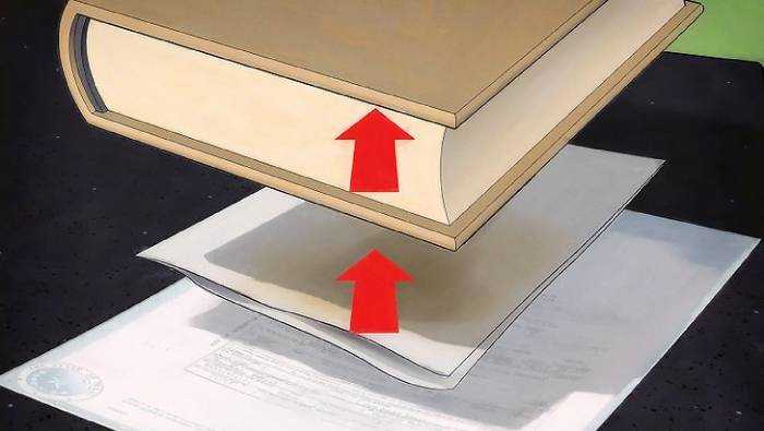 Как отклеить лист бумаги от бумаги