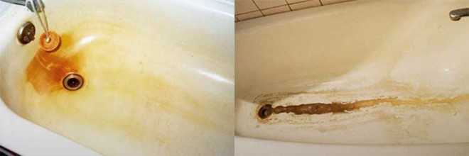Способы отбеливания ванных из различных материалов в домашних условиях