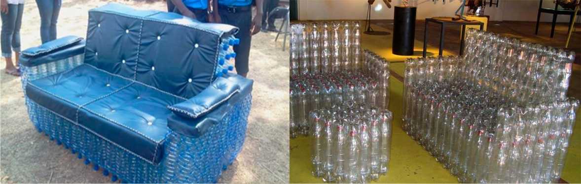 Уникальная мебель из пластиковых бутылок: как ее соорудить из бытового мусора