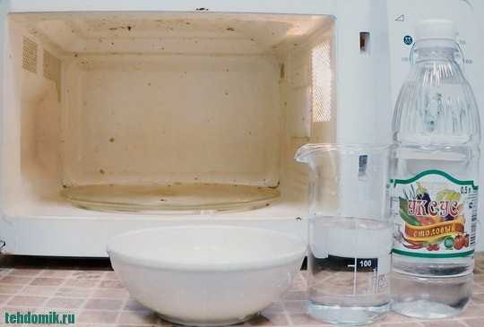 Как очистить микроволновку с помощью уксуса и соды в домашних условиях