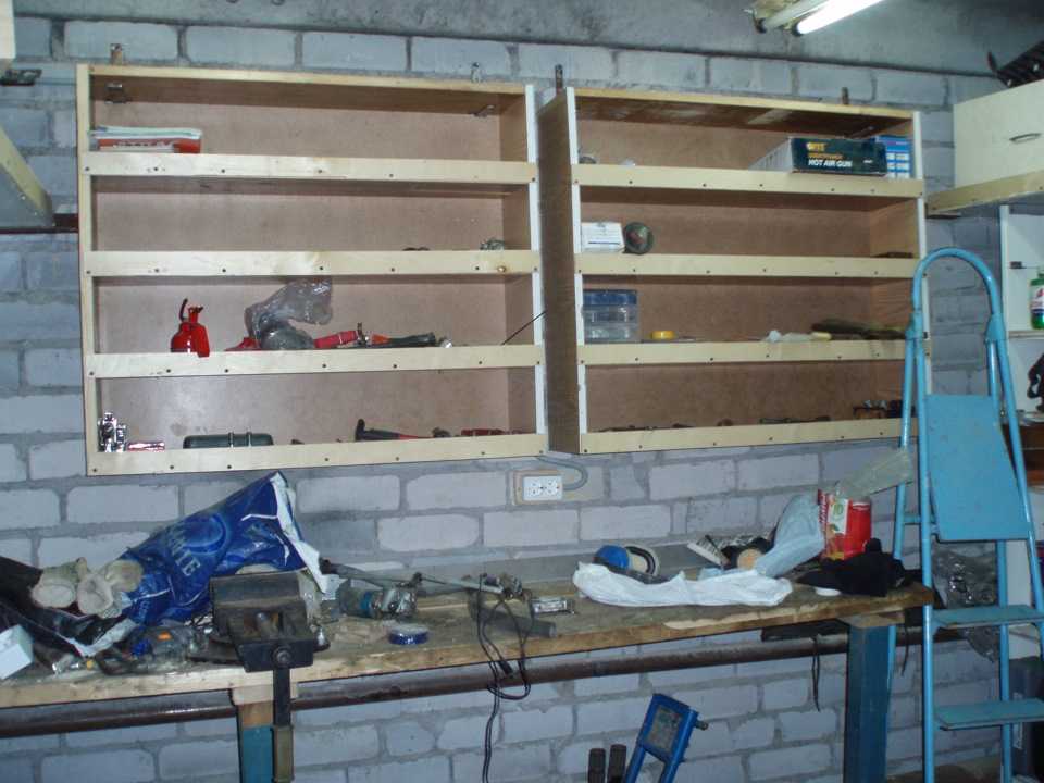 Способы и инструкции по изготовлению полок для гаража своими руками