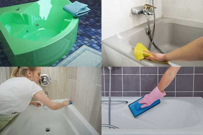 Уход за акриловой ванной - как держать ее в чистоте?